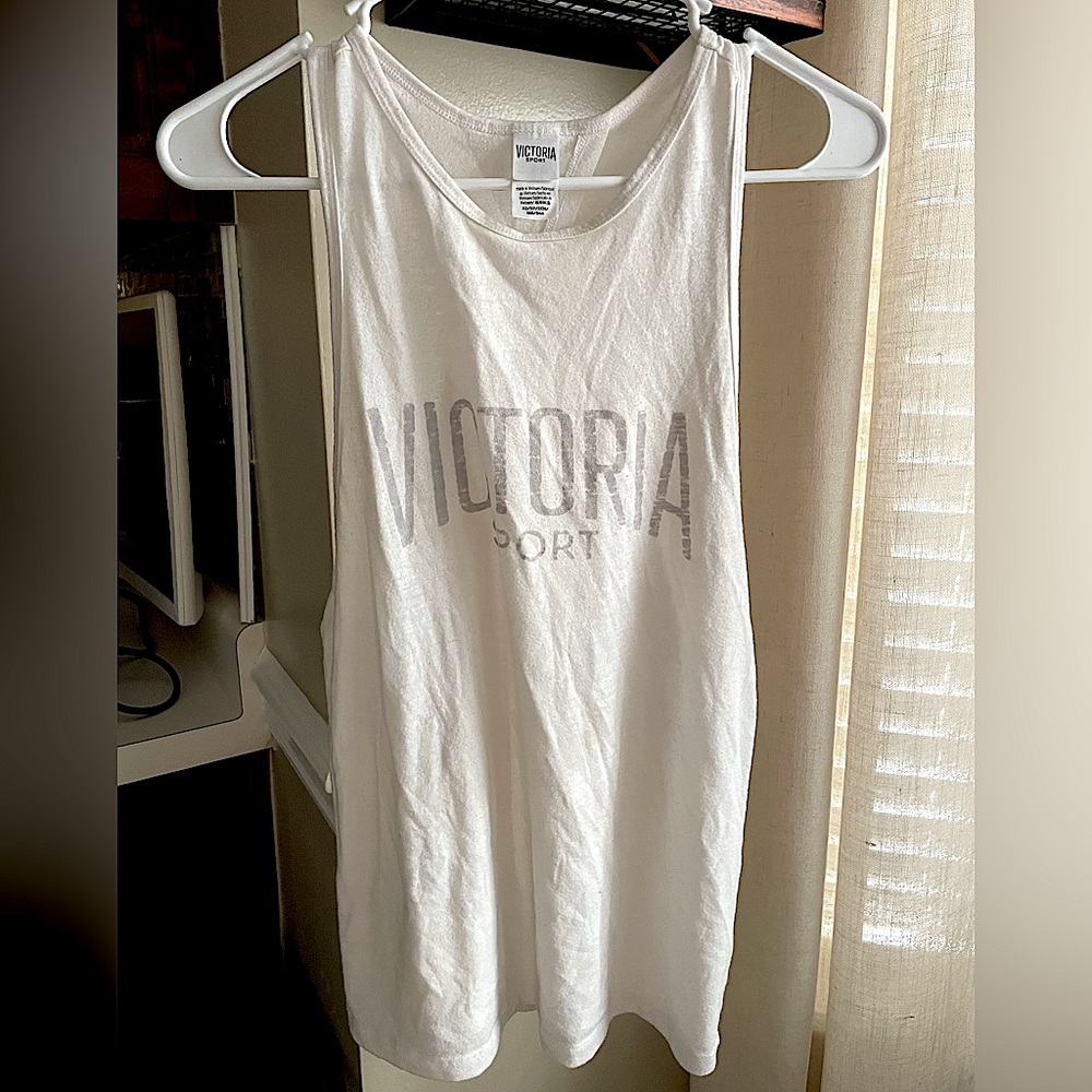 Victoria Secret White Workout Top